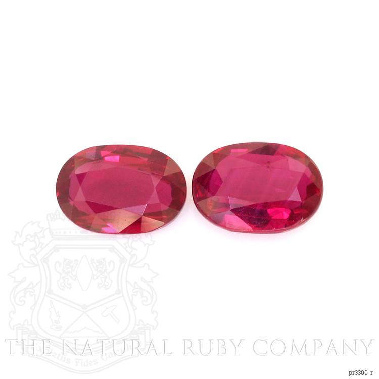 2.85 Ct.Tw. Ruby Pair from Mozambique