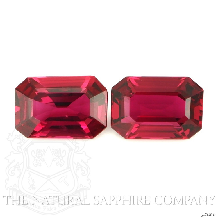 2.08 Ct.Tw. Ruby Pair from Mozambique