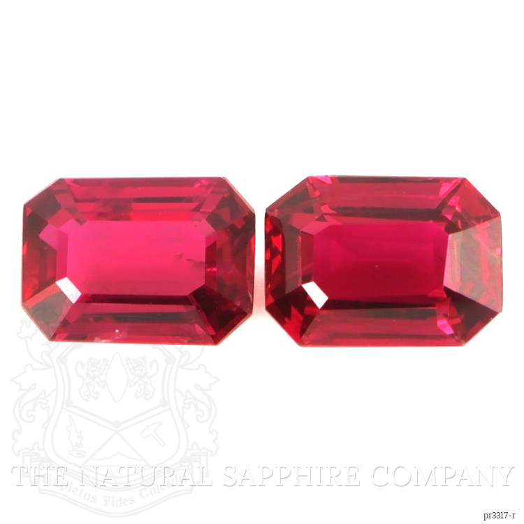 2.18 Ct.Tw. Ruby Pair from Mozambique