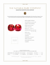 2.35 Ct.Tw.Total Carat Weight Ruby Pair from Mozambique Scan Report