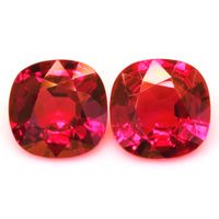 2.35 Ct.Tw.Total Carat Weight Ruby Pair from Mozambique Video