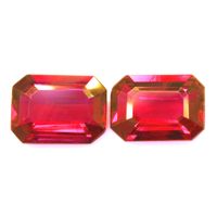 1.78 Ct.Tw.Total Carat Weight Ruby Pair from Mozambique Video