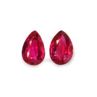 2.05 Ct.Tw.Total Carat Weight Ruby Pair from Mozambique Video