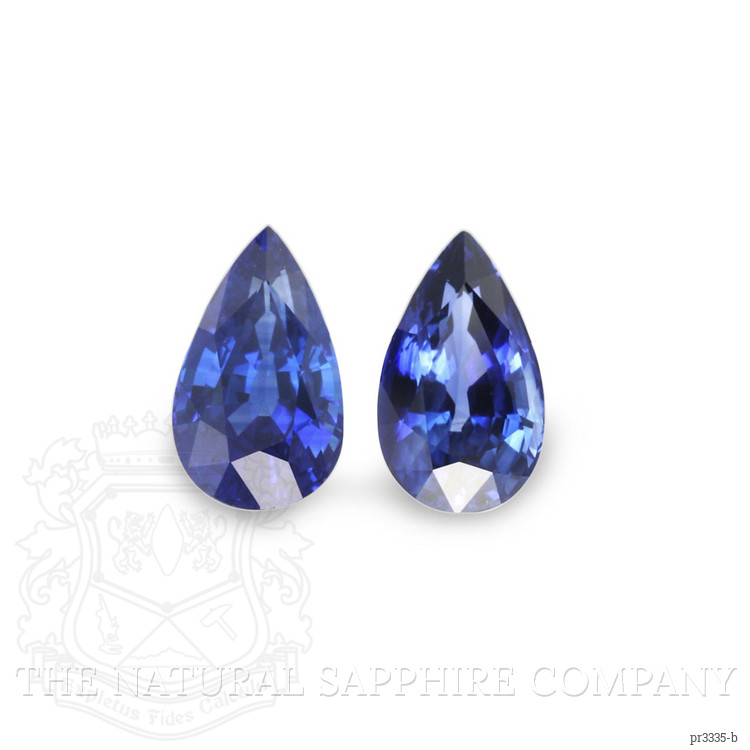 4.91 Ct.Tw. Blue Sapphire Pair from Ceylon (Sri Lanka)