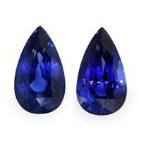 13.88&nbsp;Ct.Tw.Total Carat Weight Blue Sapphire Pair from Madagascar Video