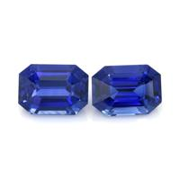 12.23&nbsp;Ct.Tw.Total Carat Weight Blue Sapphire Pair from Ceylon (Sri Lanka) Video