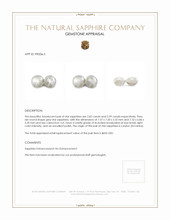 5.41&nbsp;Ct.Tw.Total Carat Weight Grey Star Sapphire Pair from Ceylon (Sri Lanka) Appraisal