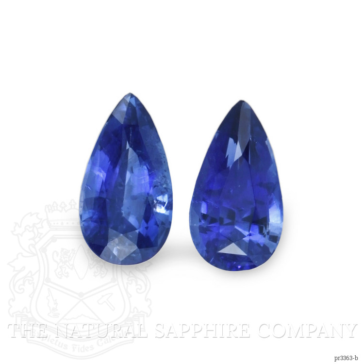 3.19 Ct.Tw. Blue Sapphire Pair from Ceylon (Sri Lanka)