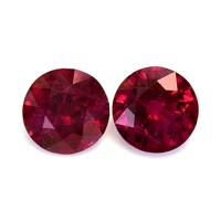 1.17&nbsp;Ct.Tw.Total Carat Weight Ruby Pair from Burma (Myanmar) Video