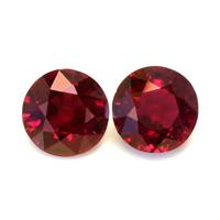 1.34&nbsp;Ct.Tw.Total Carat Weight Ruby Pair from Burma (Myanmar) Video