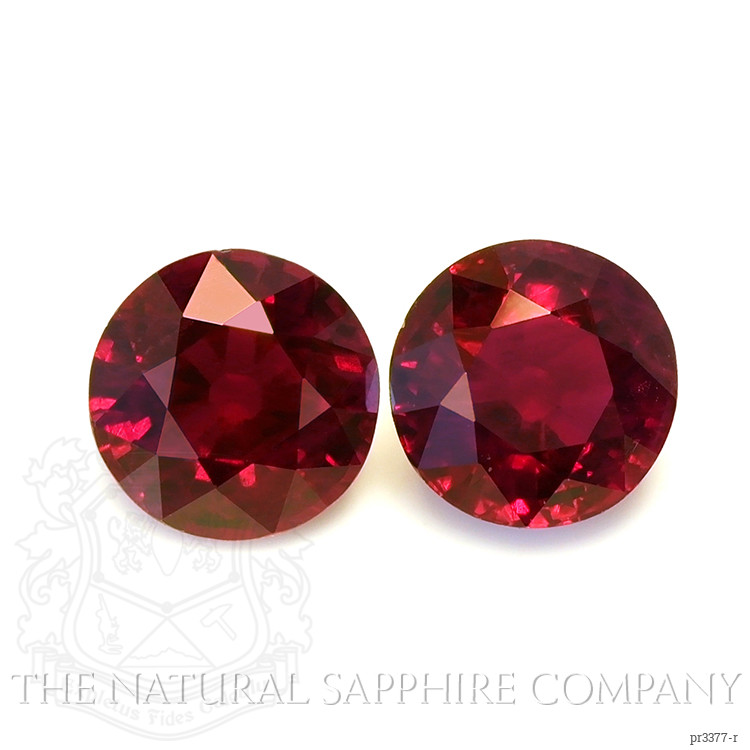 1.34 Ct.Tw. Ruby Pair from Burma (Myanmar)