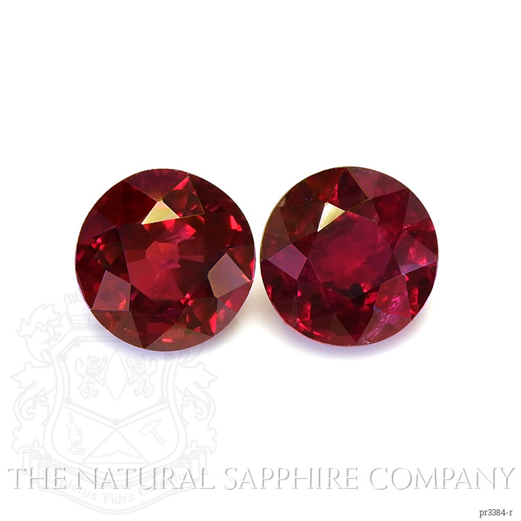 1.42 Ct.Tw. Ruby Pair from Burma (Myanmar)