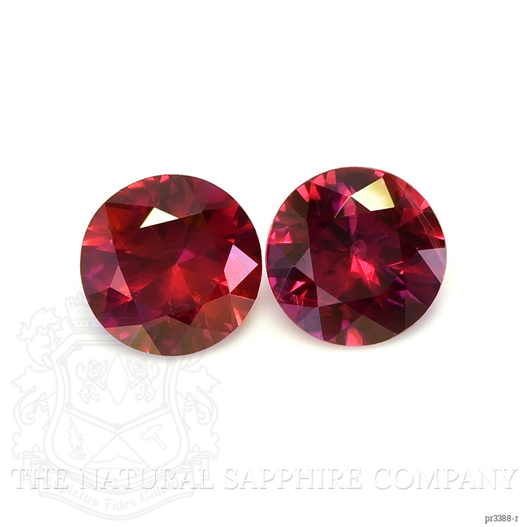 1.08 Ct.Tw. Ruby Pair from Burma (Myanmar)