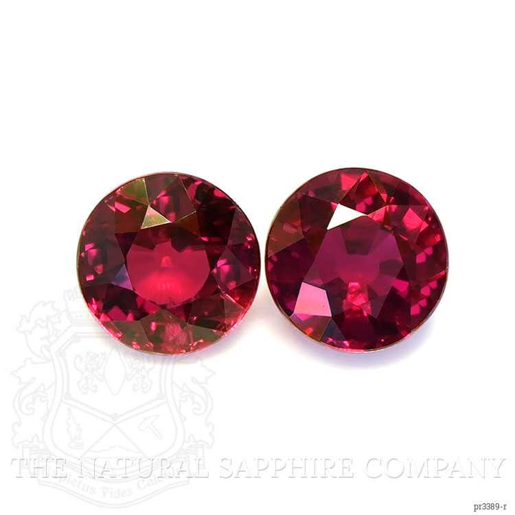 1.72 Ct.Tw. Ruby Pair from Burma (Myanmar)