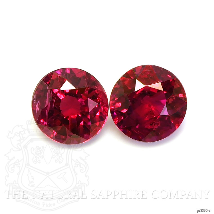 1.49 Ct.Tw. Ruby Pair from Burma (Myanmar)