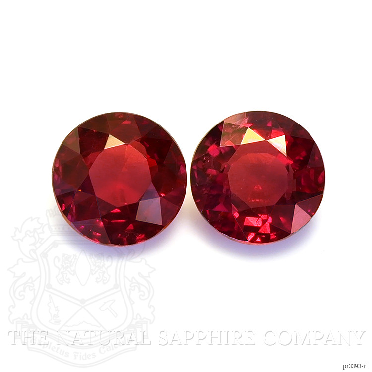 1.73 Ct.Tw. Ruby Pair from Burma (Myanmar)