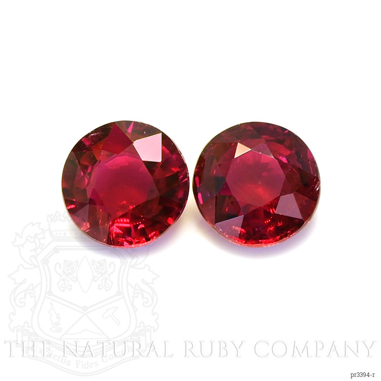 2.18 Ct.Tw. Ruby Pair from Mozambique