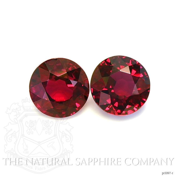 1.73 Ct.Tw. Ruby Pair from Burma (Myanmar)