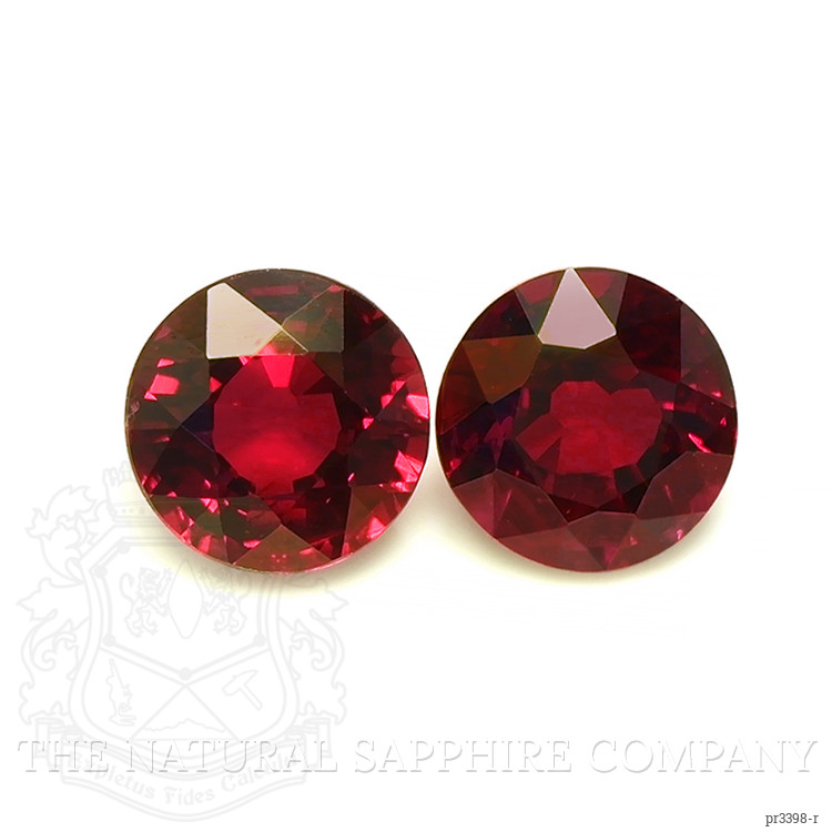 1.62 Ct.Tw. Ruby Pair from Burma (Myanmar)