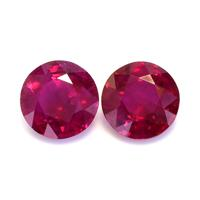 1.38&nbsp;Ct.Tw.Total Carat Weight Ruby Pair from Burma (Myanmar) Video