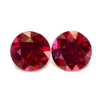 2.10&nbsp;Ct.Tw.Total Carat Weight Ruby Pair from Mozambique Video