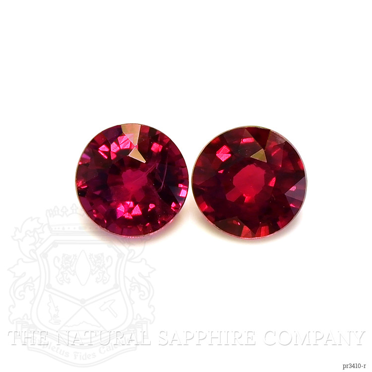 1.11 Ct.Tw. Ruby Pair from Burma (Myanmar)