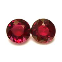 1.77&nbsp;Ct.Tw.Total Carat Weight Ruby Pair from Burma (Myanmar) Video