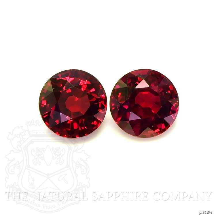 1.69 Ct.Tw. Ruby Pair from Burma (Myanmar)