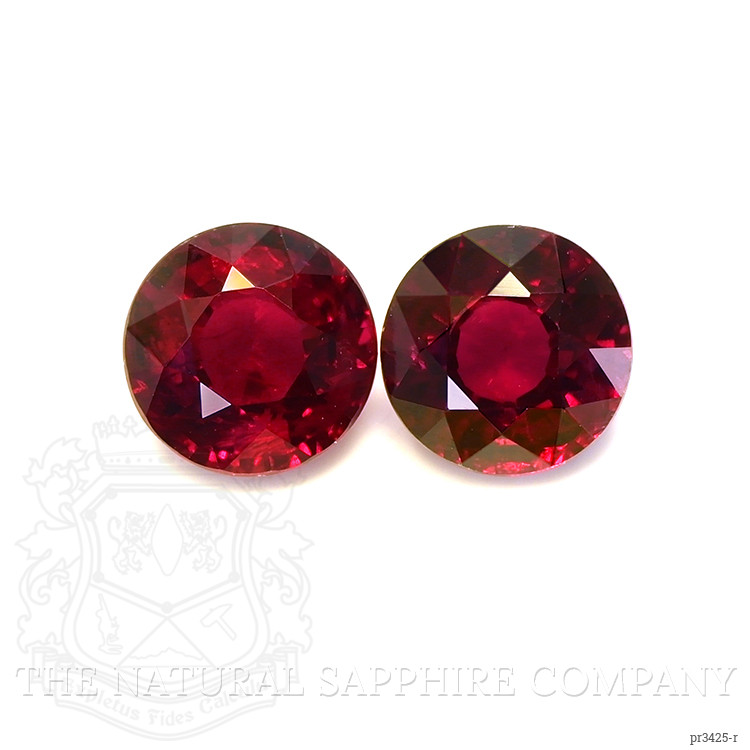 2.80 Ct.Tw. Ruby Pair from Mozambique
