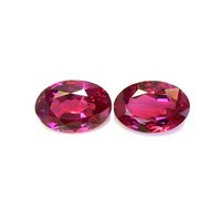 1.20&nbsp;Ct.Tw.Total Carat Weight Ruby Pair from Burma (Myanmar) Video