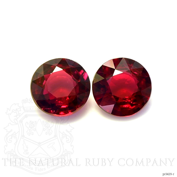 2.60 Ct.Tw. Ruby Pair from Mozambique