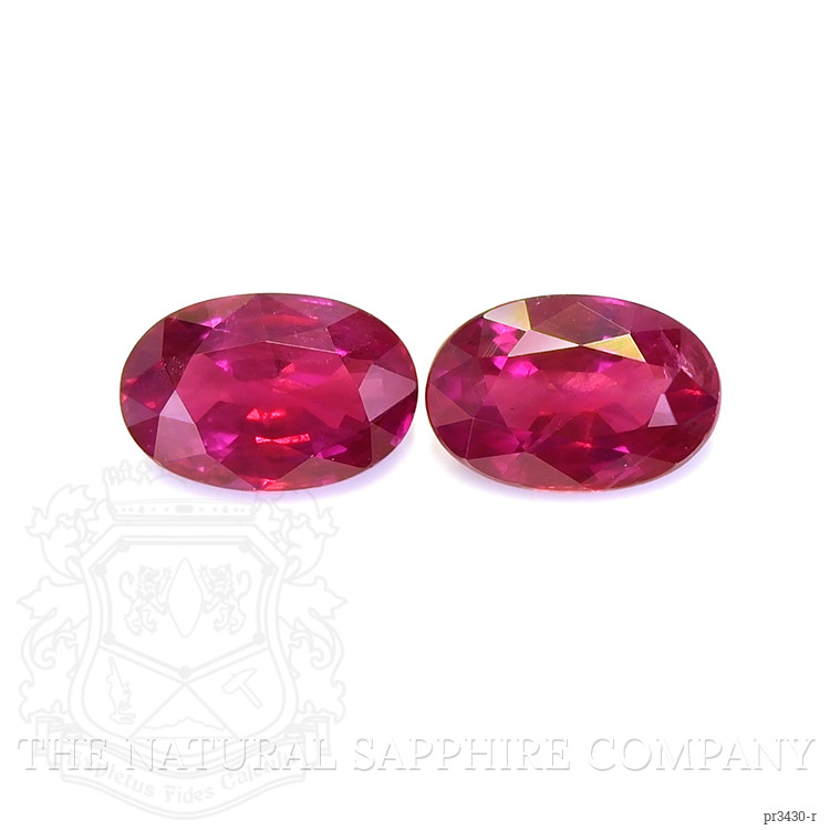 1.22 Ct.Tw. Ruby Pair from Burma (Myanmar)