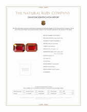 2.14 Ct.Tw.Total Carat Weight Ruby Pair from Mozambique Scan Report