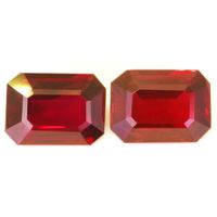 2.14 Ct.Tw.Total Carat Weight Ruby Pair from Mozambique Video