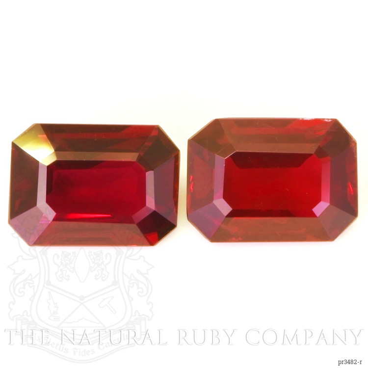 2.14 Ct.Tw. Ruby Pair from Mozambique