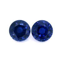 3.10 Ct.Tw.Total Carat Weight Sapphire Pair from Thailand Video