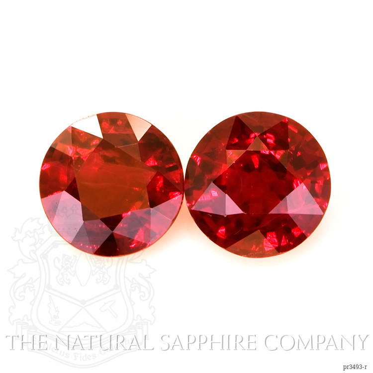 2.10 Ct.Tw. Ruby Pair from Burma (Myanmar)