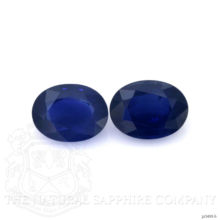 2.69 Ct.Tw. Blue Sapphire Pair from Thailand