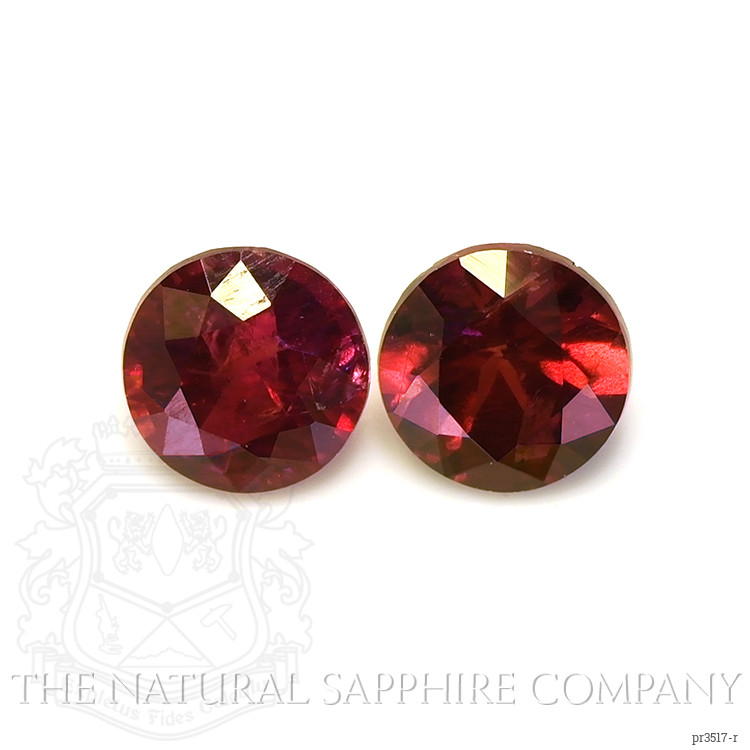 0.43 Ct.Tw. Ruby Pair from Madagascar