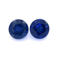 3.06 Ct.Tw.Total Carat Weight Sapphire Pair from Thailand Video