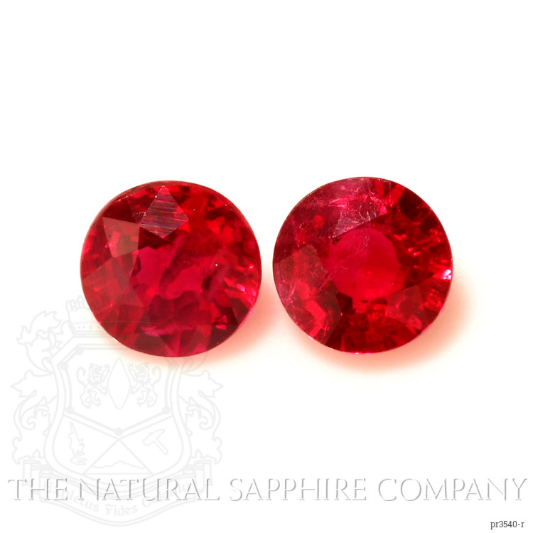 0.84 Ct.Tw. Ruby Pair from Mozambique