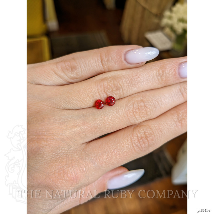 1.15 Ct.Tw. Ruby Pair from Mozambique