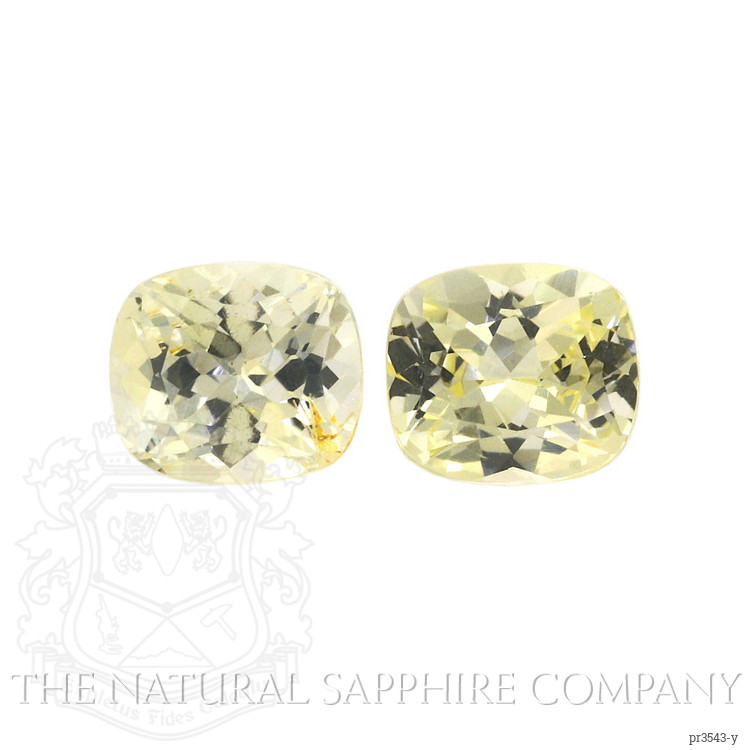 2.26 Ct.Tw. Yellow Sapphire Pair from Ceylon (Sri Lanka)