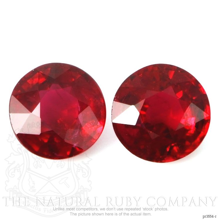 1.18 Ct.Tw. Ruby Pair from Mozambique