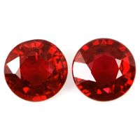1.10 Ct.Tw.Total Carat Weight Ruby Pair from Mozambique Video