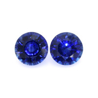 1.68 Ct.Tw.Total Carat Weight Sapphire Pair from Ceylon (Sri Lanka) Video