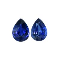 2.54 Ct.Tw.Total Carat Weight Sapphire Pair from Ceylon (Sri Lanka) Video