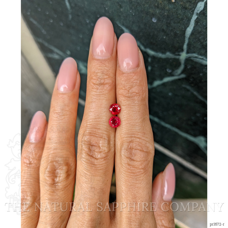 1.13 Ct.Tw. Ruby Pair from Mozambique