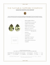 3.20 Ct.Tw.Total Carat Weight Sapphire Pair from Ceylon (Sri Lanka) Scan Report