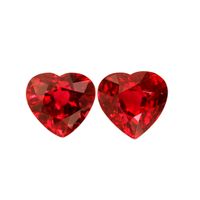 2.88 Ct.Tw.Total Carat Weight Ruby Pair from Mozambique Video